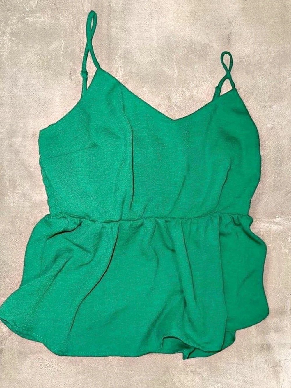 Monteau Green Camisole Like New